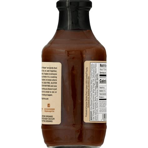 G Hughes Bbq Sauce Sugar Free Honey Smokehouse 18 Oz From Lunardi