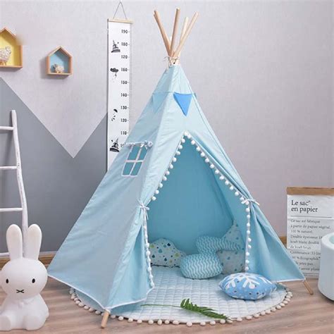 Tipi Teepee Triangular Para Ni Os Carpa Para Dormir Tienda De Juegos