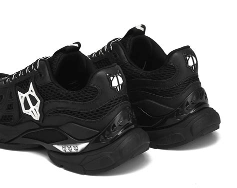 Giày Naked Wolfe Smash Double Black Mesh Authentic Shoes