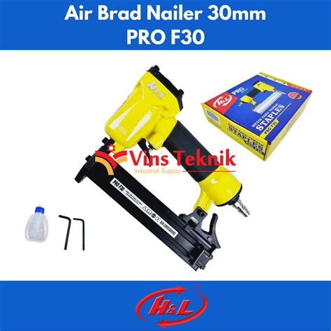 Jual Mesin Paku Tembak Angin Air Brad Nailer Mm H L Pro F Shopee