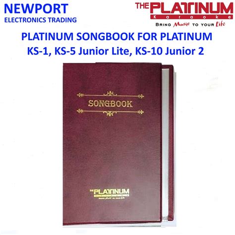 Platinum Songbook With Complete Song Lists For Platinum KS 1 KS 5 KS