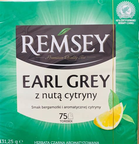 Herbata Remsey Earl Grey Lemon Czarna Herbata Szt Ceny I Opinie