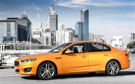 Download Wallpapers Yellow Ford Falcon Car Xr6 Profile 2016 For