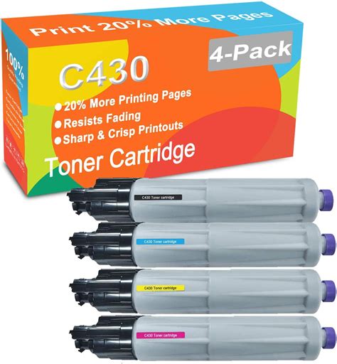 Amazon Pack Bk C Y M Compatible Toner Cartridge High Yield