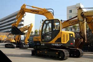 Yuchai Excavators at European Plant Services