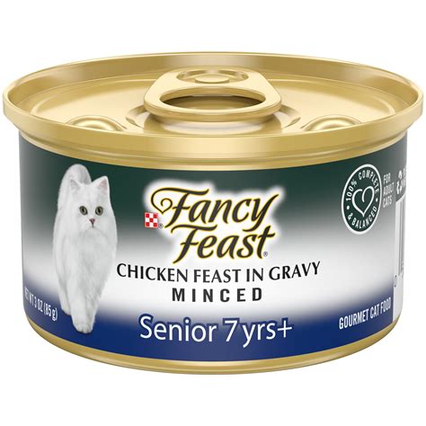 Purina Fancy Feast Chicken Wet Cat Food For Adult Cats 3 Oz Cans 24 Pack