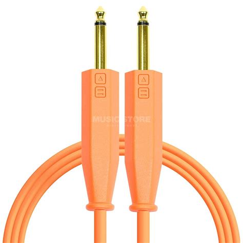 DJ TECHTOOLS DJTT Chroma Cable Klinke Neon Orange DV247