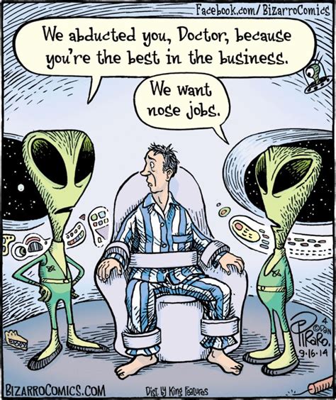 Bizarro Comic Strip 2024 09 21 Comics Kingdom Aliens Funny Cartoon