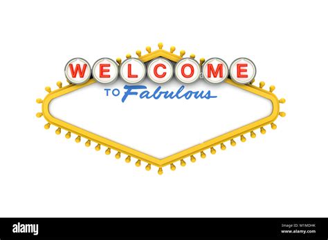 Las Vegas Welcome Sign Blank Hi Res Stock Photography And Images Alamy