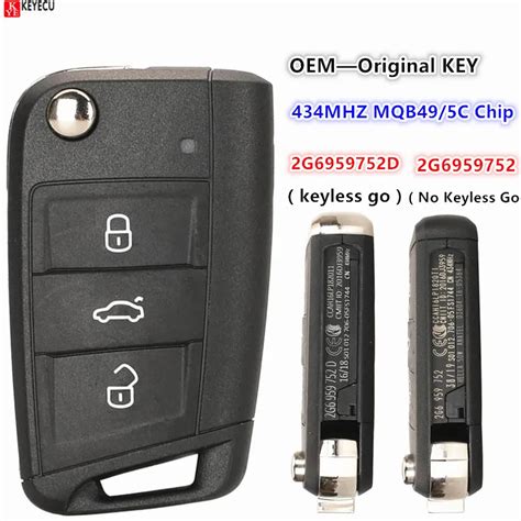 Chave Remota Do Carro Do Oem Bt Keyless Fob Mhz C Mqb Para