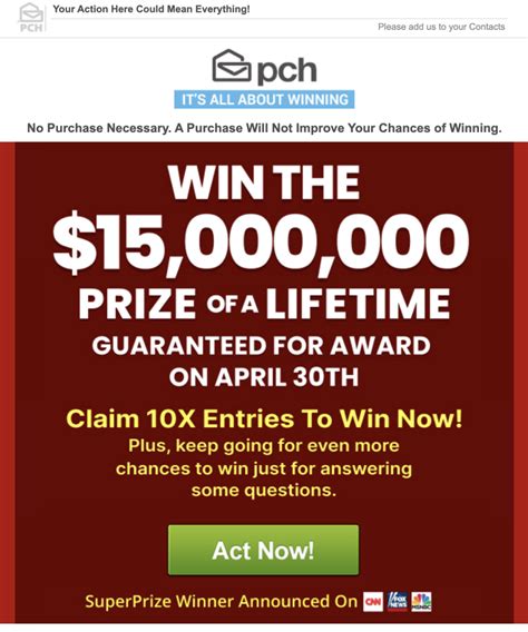 home equity line of credit loans: **PCH Sweepstakes**