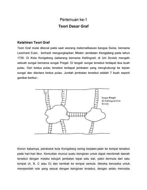 53416674 Teori Graf Modul Teori Graf Pertemuan Ke Teori Dasar Graf