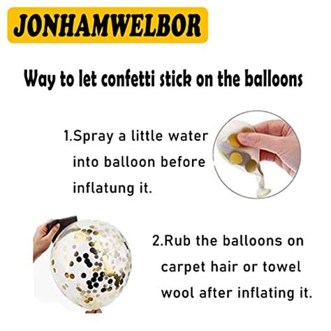 Jonhamwelbor Th Birthday Balloons Gold And Black Party Decorations