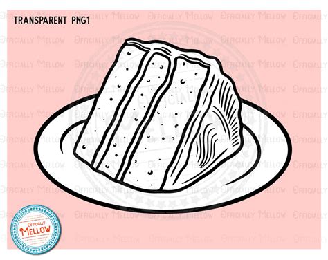 Birthday Cake Svg Cake Slice Svg Cake Clipart Cake Slice Etsy