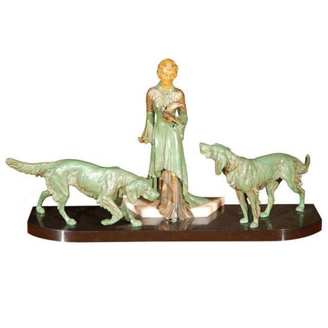 Art Deco Bronze Statue For Sale at 1stDibs