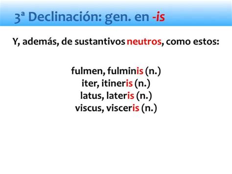 La Declinaci N Latina Ppt