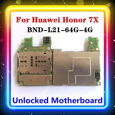 Original For Honor X Motherboard Unlocked Logic Board Gb