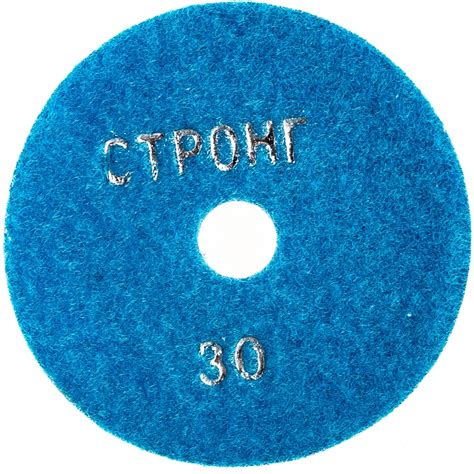 Черепашка АГШК алмазный гибкий диск для сухой шлифовки 100 мм, P 30 ...