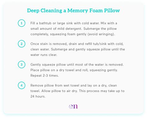 How to Wash a Memory Foam Pillow - eachnight