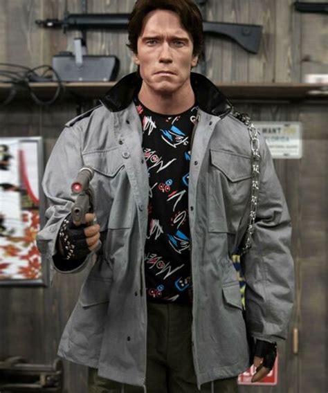 T-800 Punk M-65 Field Jacket Terminator Movie Costume Model 101 Coat ...