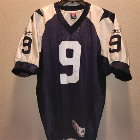 Reebok Shirts Authentic Dallas Cowboys Jersey Tony Romo 9 Size 48