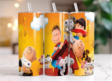 Snoopy Tumbler Wrap Png File Etsy