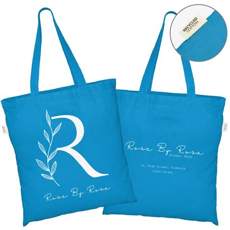 Grs Recycled Coloured Cotton Tote Bags 2 Sided Hotline Promotional Products