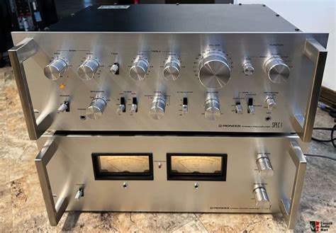 Refurbished 1976 Pioneer Spec 1 Pre Amp Spec 2 Power Amplifier Photo