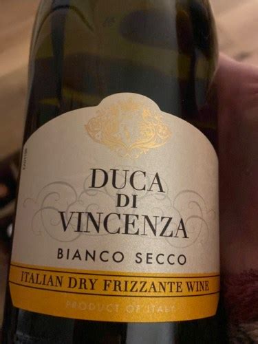 N V Duca Di Vincenza Bianco Secco Frizzante Vivino Us