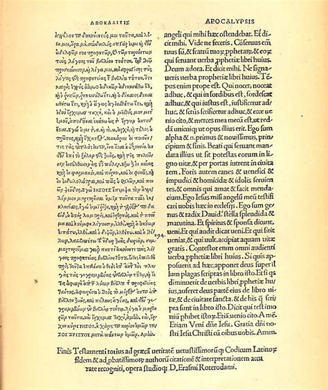 Erasmus The Reformation And The Bible Presbyterian Historical Society