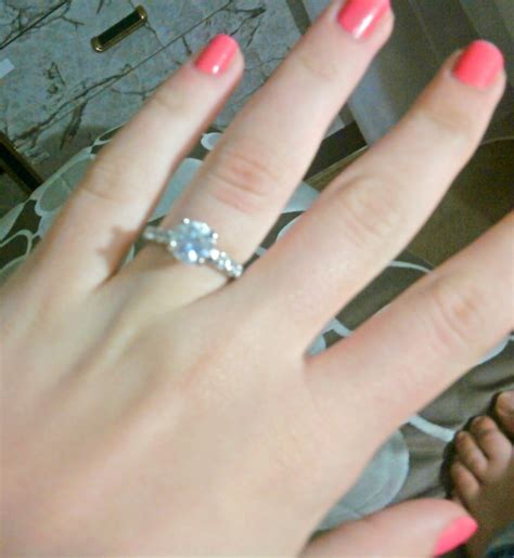 me engagement ring real diamond :D - Random Photo (15555493) - Fanpop