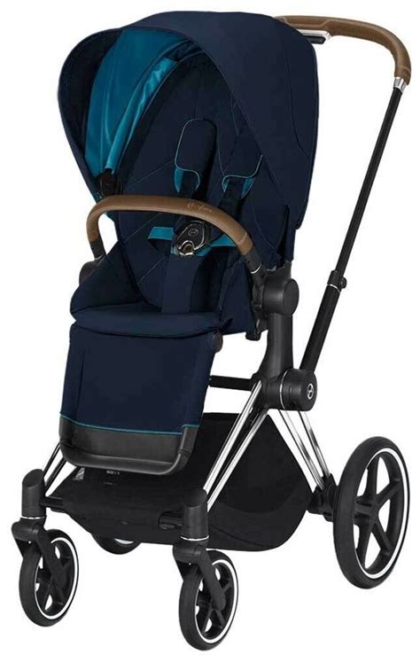 Прогулочная коляска Cybex Priam III Nautical Blue на шасси III Chrome ...