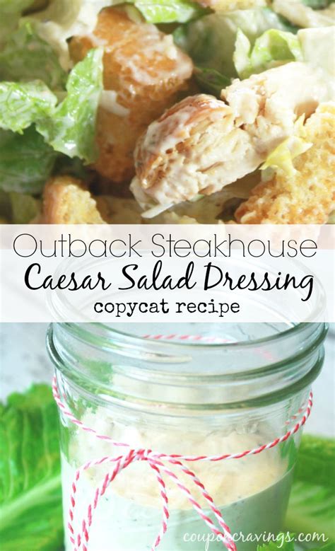 Outback Steakhouse Caesar Dressing Recipe