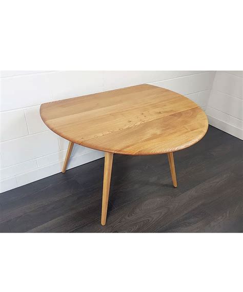 Ercol Round Drop Leaf Dining Table S Hunt Vintage