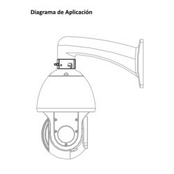 Dahua Pfa Adaptador Para Montaje De Camaras Ptz Compatible Con