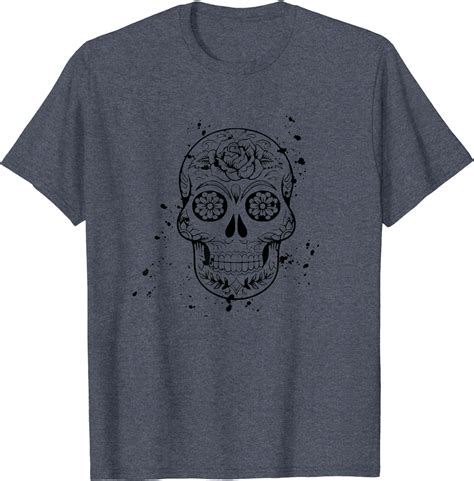 Day Of The Dead Sugar Skull T Shirt