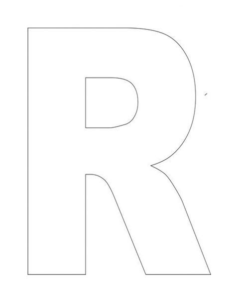 Alphabet Letter R Template For Kids1 Alphabet Letter Crafts