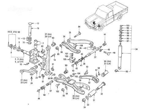 Datsun Pickup (520/521) Axle & Suspension Index