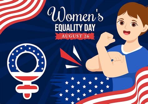 Premium Vector Womens Equality Day In United States Vector