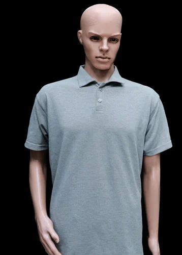 Plain Men Grey Collar Neck Cotton T Shirt At Rs 350 Piece In Pune Id