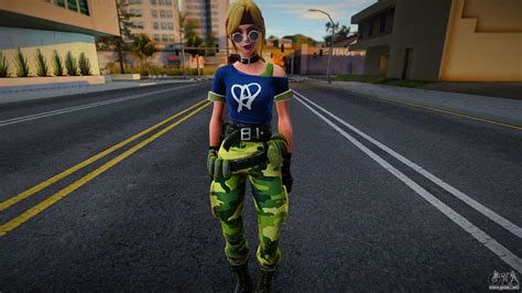 Army Girl Creative Destruction Para Gta San Andreas