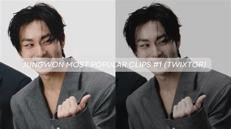 JUNGWON MOST POPULAR CLIPS FOR EDITS 1 TWIXTOR version sophi⁷