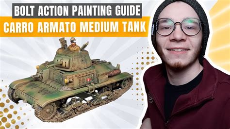 Bolt Action Painting Guide Carro Armato Medium Tank Miniature