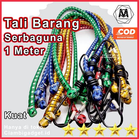 Jual TALI Barang Motor 1 Meter Tali Karet Pengikat Barang Sepeda Motor