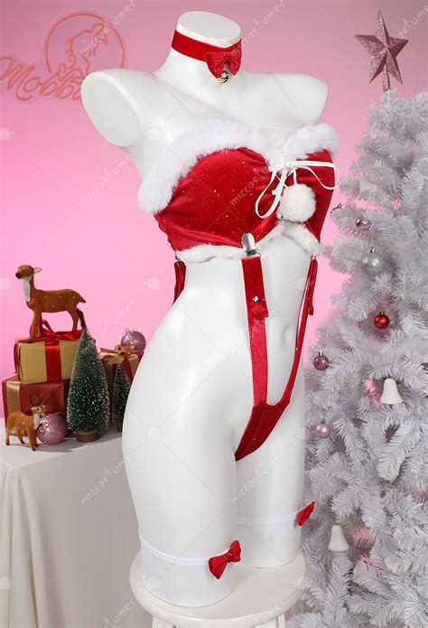 Christmas Mushroom Hat Sexy Lingerie Set Red Top And Panty And Skirt Cloak Set Top Quality
