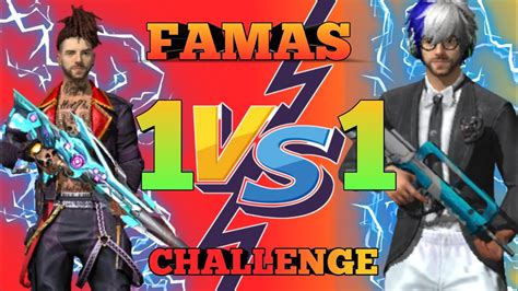 ONLY FAMAS CHALLENGE 1 VS 1 IN CS WITH MY PRO BROTHER GAMINGZONE