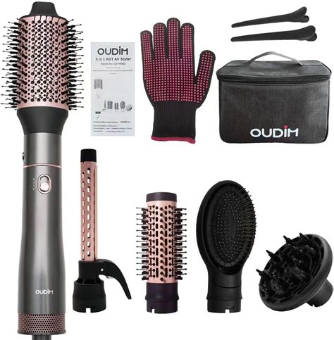 Amazon In Styling Hot Air Brush With Negative Ion Detachable And Interchangeable