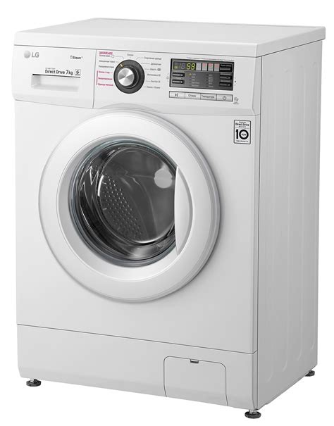Узкая стиральная машина LG F1296HDS0 c функцией пара | LG RU