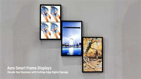 Aero Smart Frame Displays Elevate Your Business With Cutting Edge