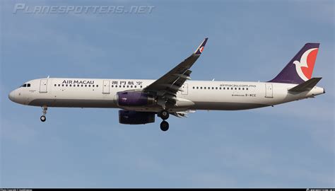 B Mce Air Macau Airbus A Wl Photo By Huomingxiao Id